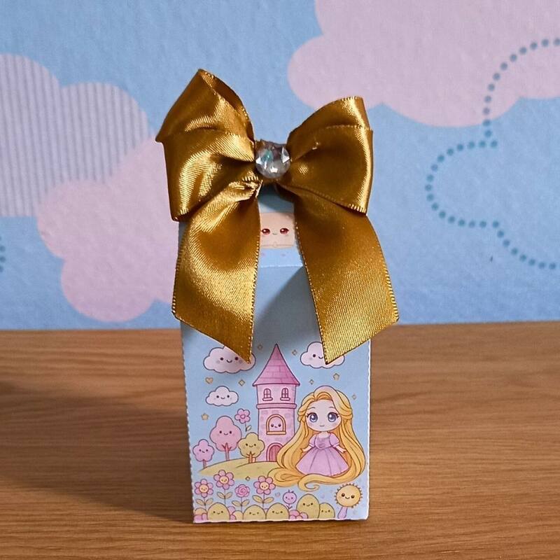希少 Rosenthal milk carton Caixa Milk Rapunzel Chibi Fofo Personalizada Lembrancinha Festa